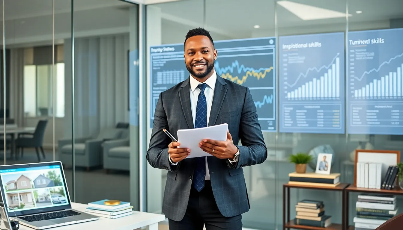 Timothy Williams writing in a modern office about real estate.