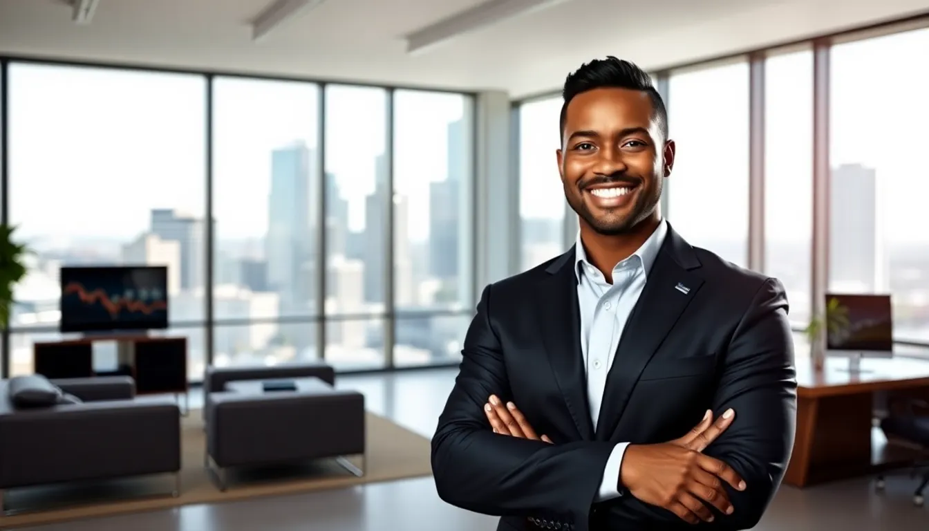 Timothy Williams in a modern office, representing HomeRocket Realty.